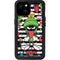 Looney Tunes Marvin the Martian Striped Patches iPhone 15 Plus Waterproof Case